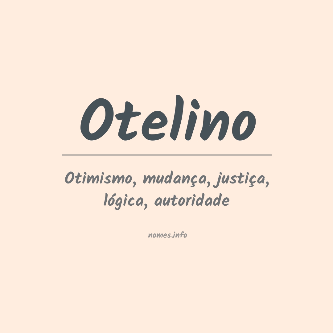 Significado do nome Otelino