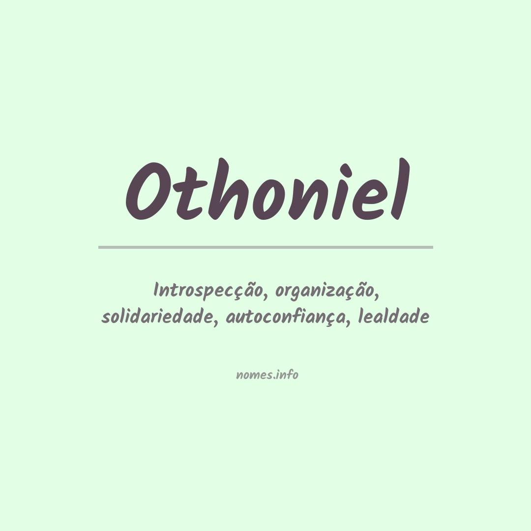 Significado do nome Othoniel