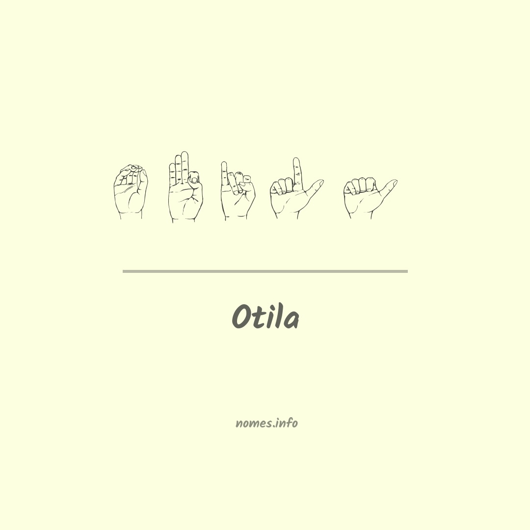 Otila em Libras
