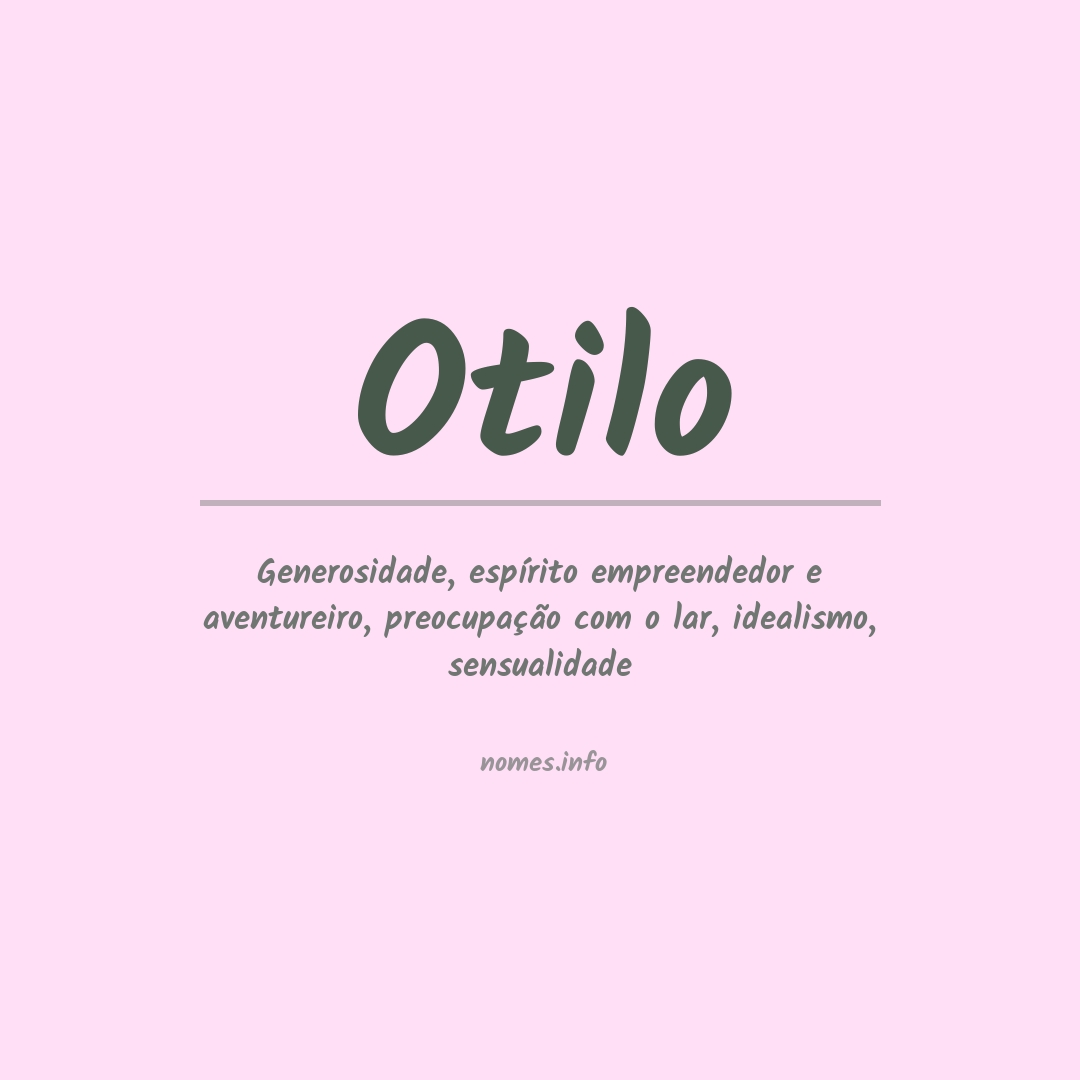 Significado do nome Otilo
