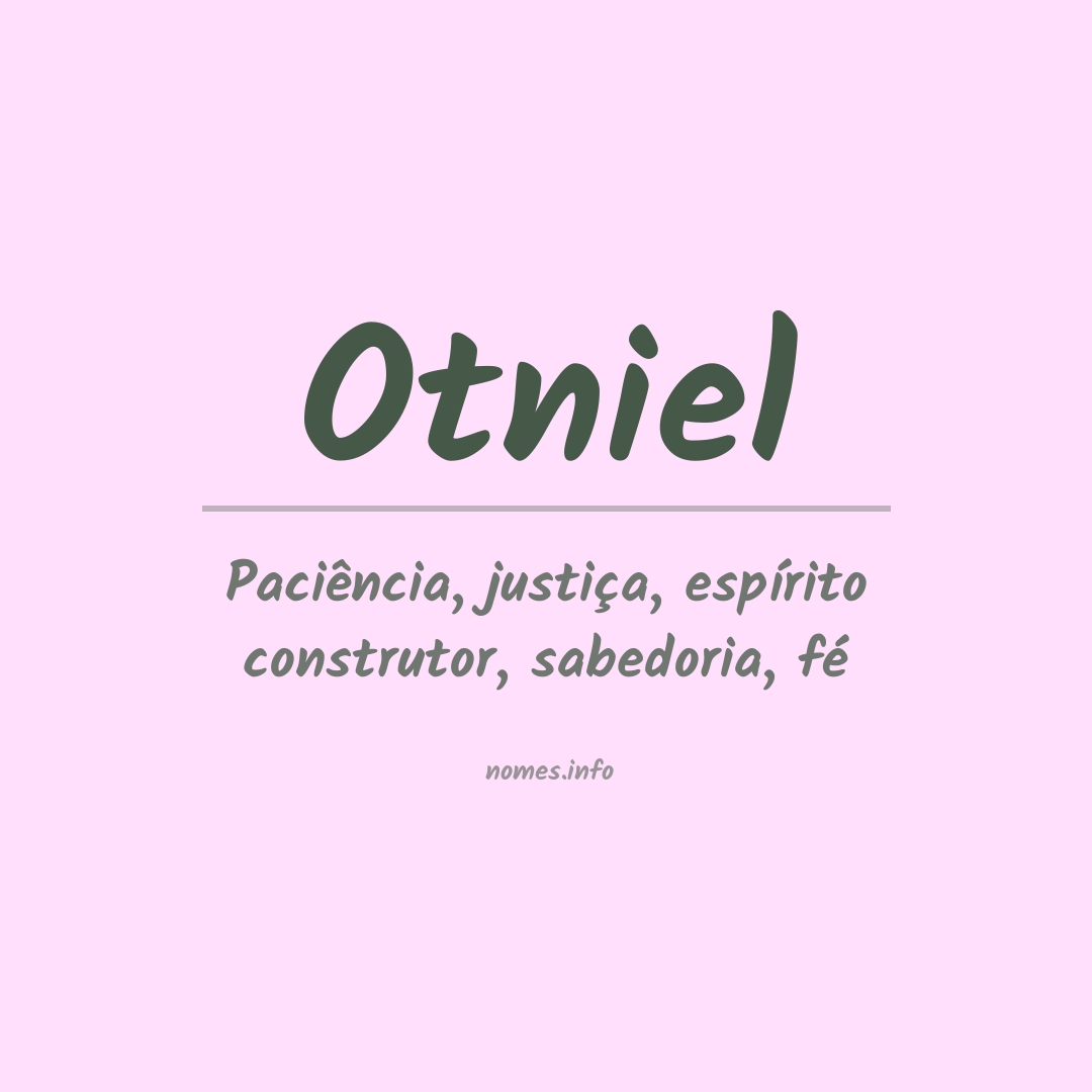 Significado do nome Otniel