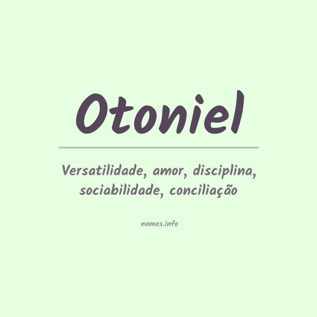 Significado do nome Otoniel