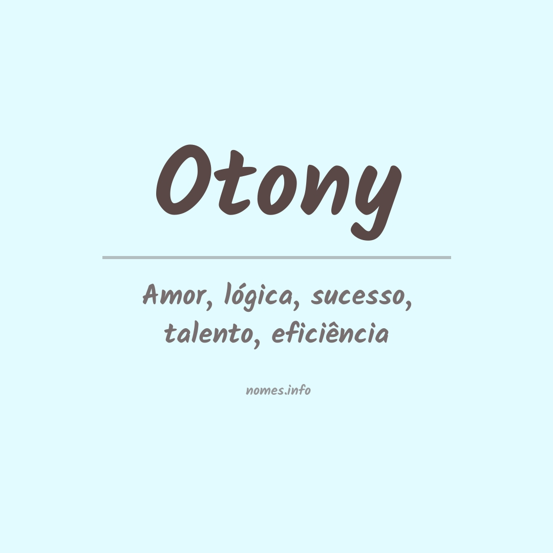 Significado do nome Otony