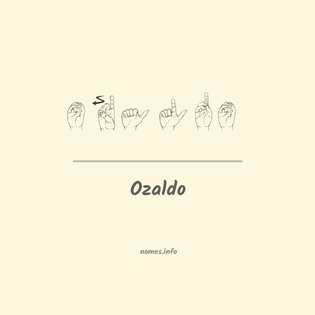 Ozaldo em Libras