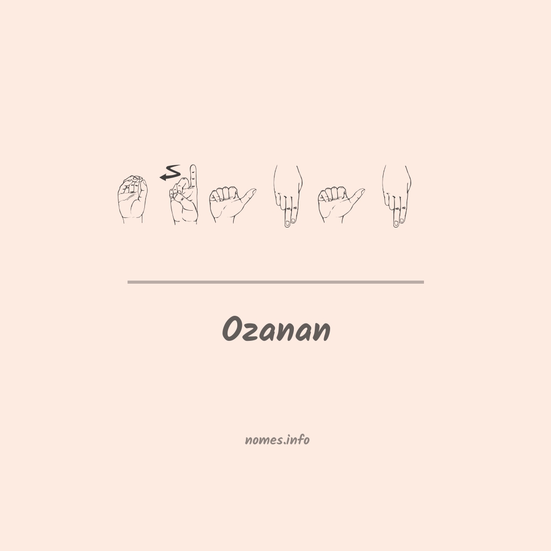 Ozanan em Libras