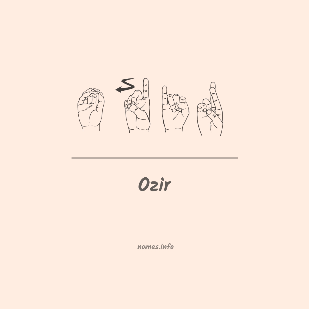 Ozir em Libras