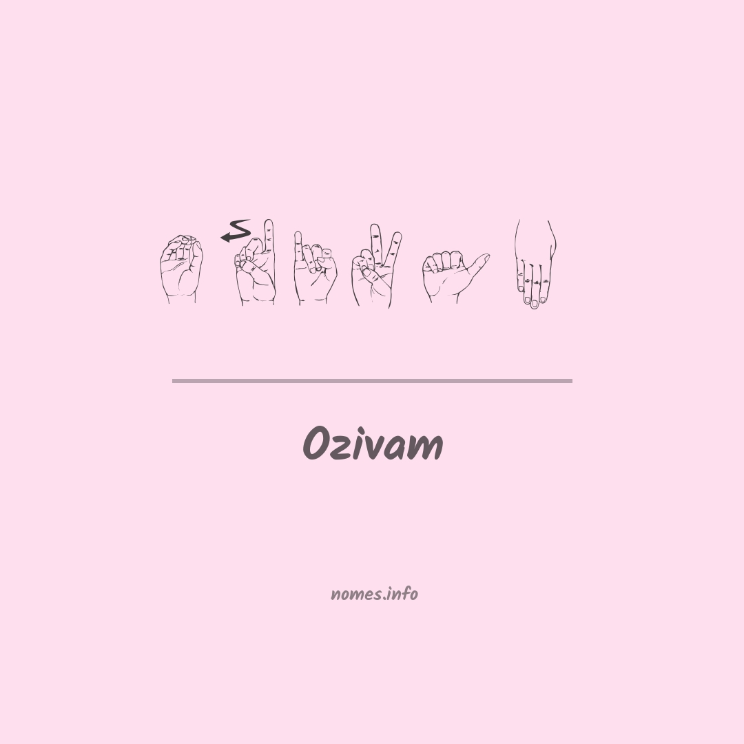 Ozivam em Libras