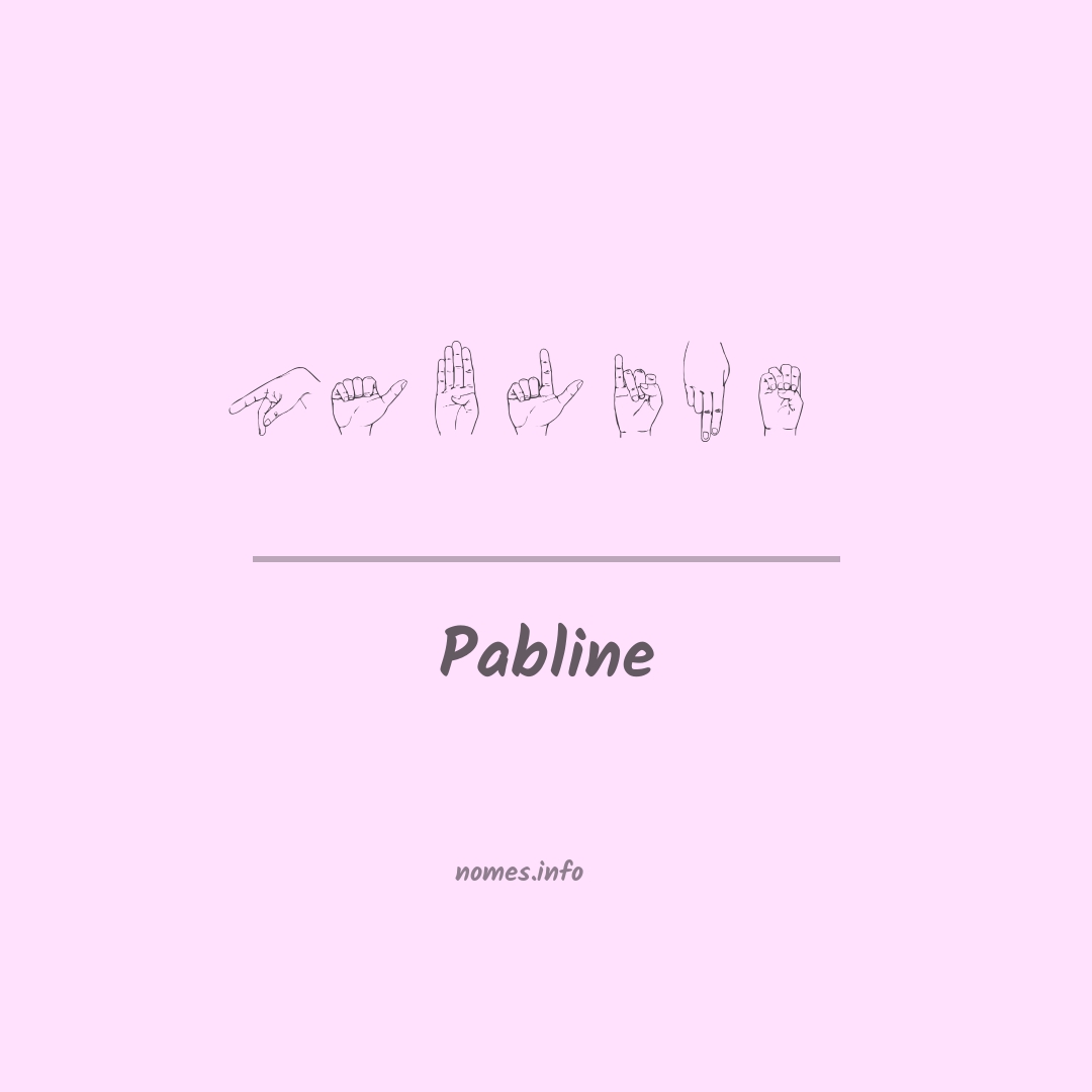 Pabline em Libras