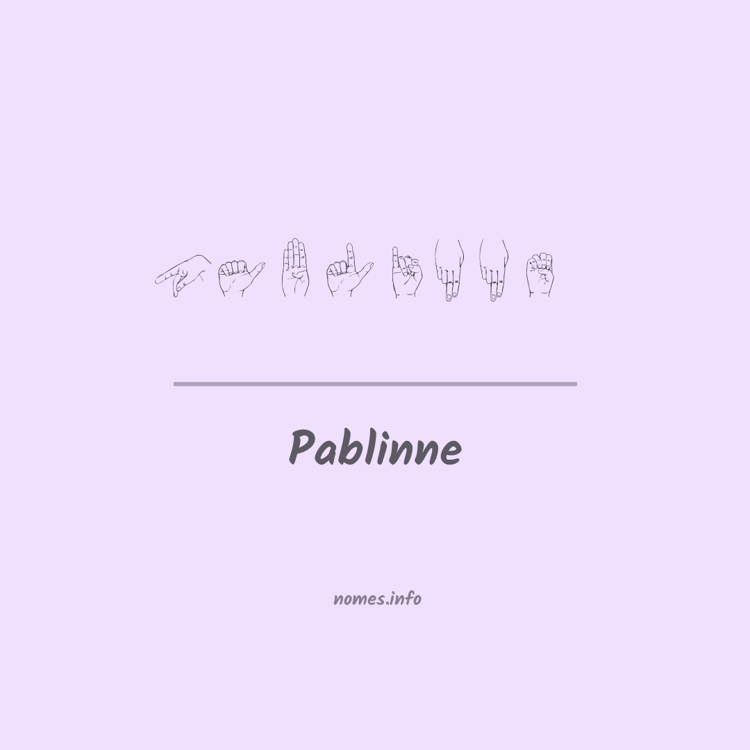 Pablinne em Libras
