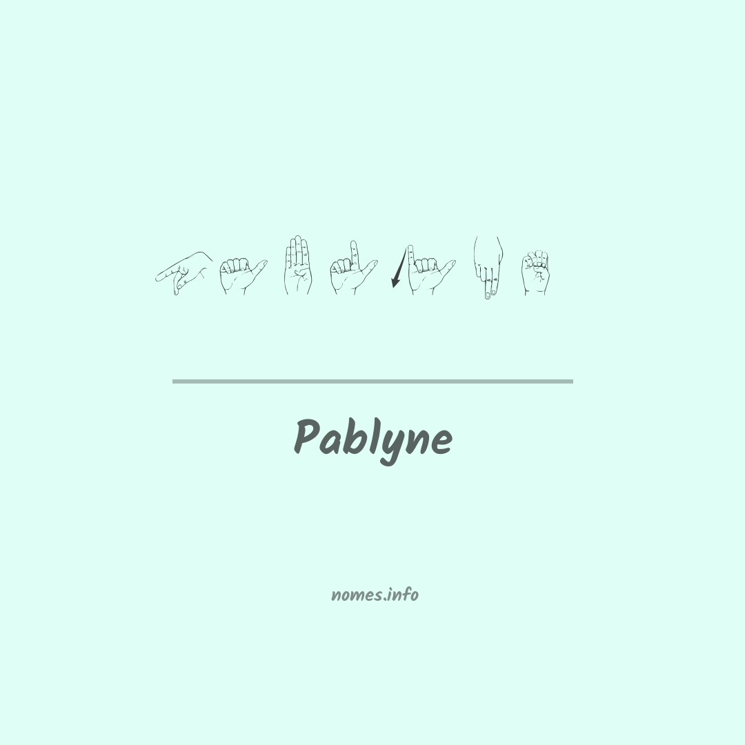 Pablyne em Libras