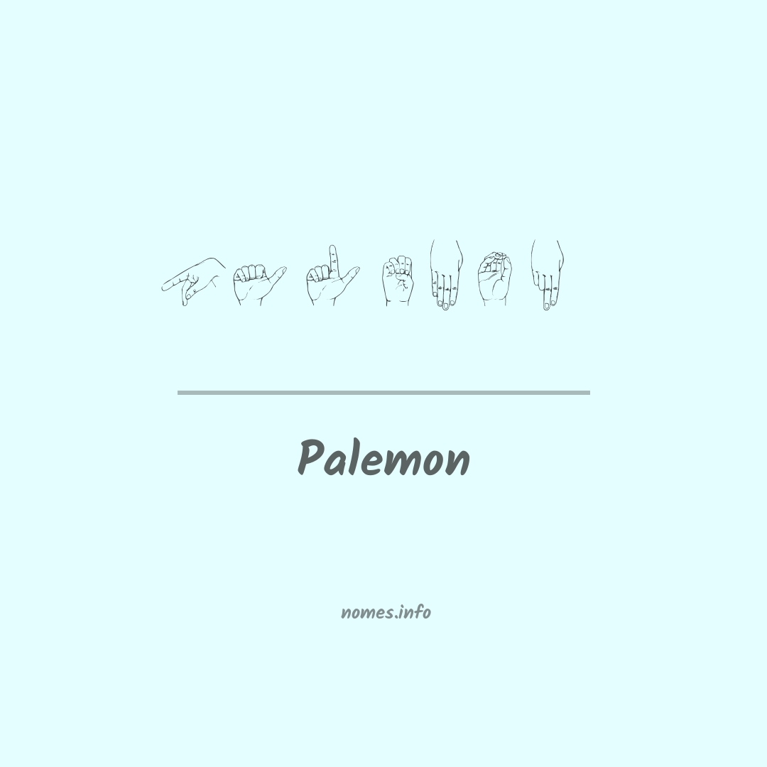 Palemon em Libras