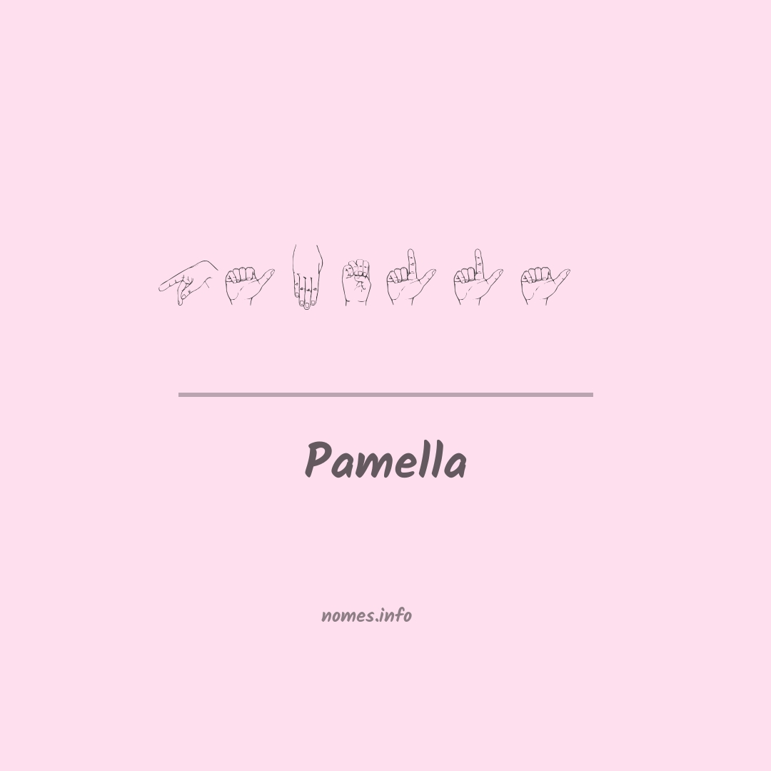 Pamella em Libras