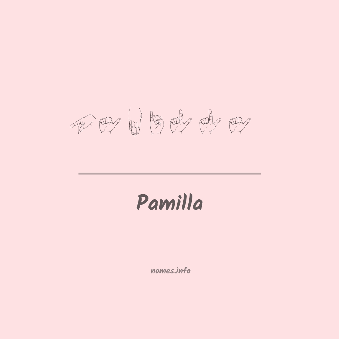 Pamilla em Libras