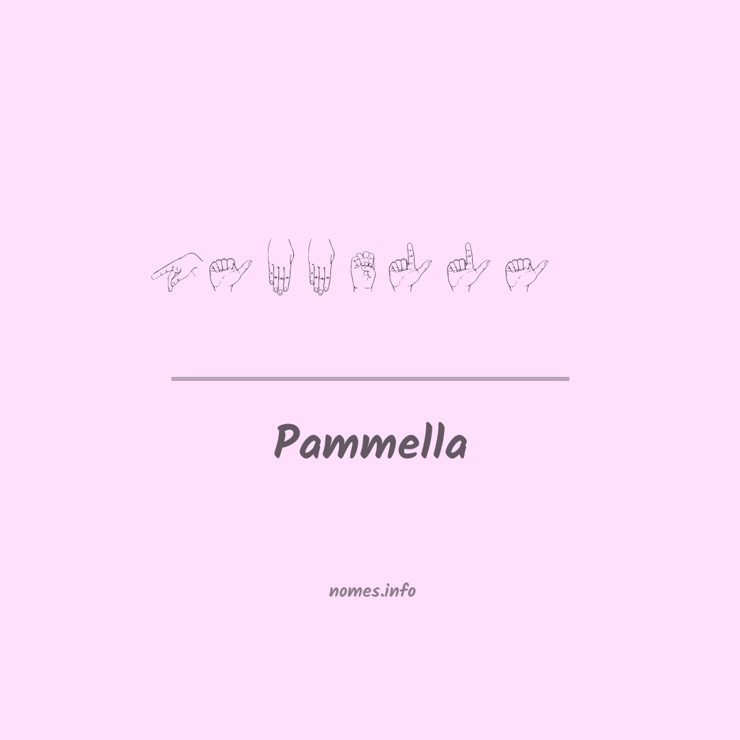 Pammella em Libras