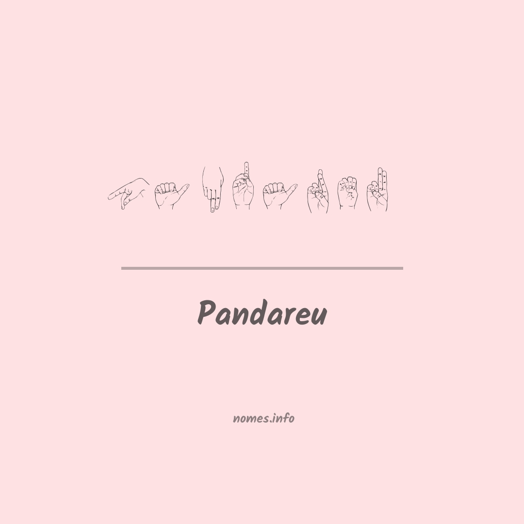 Pandareu em Libras