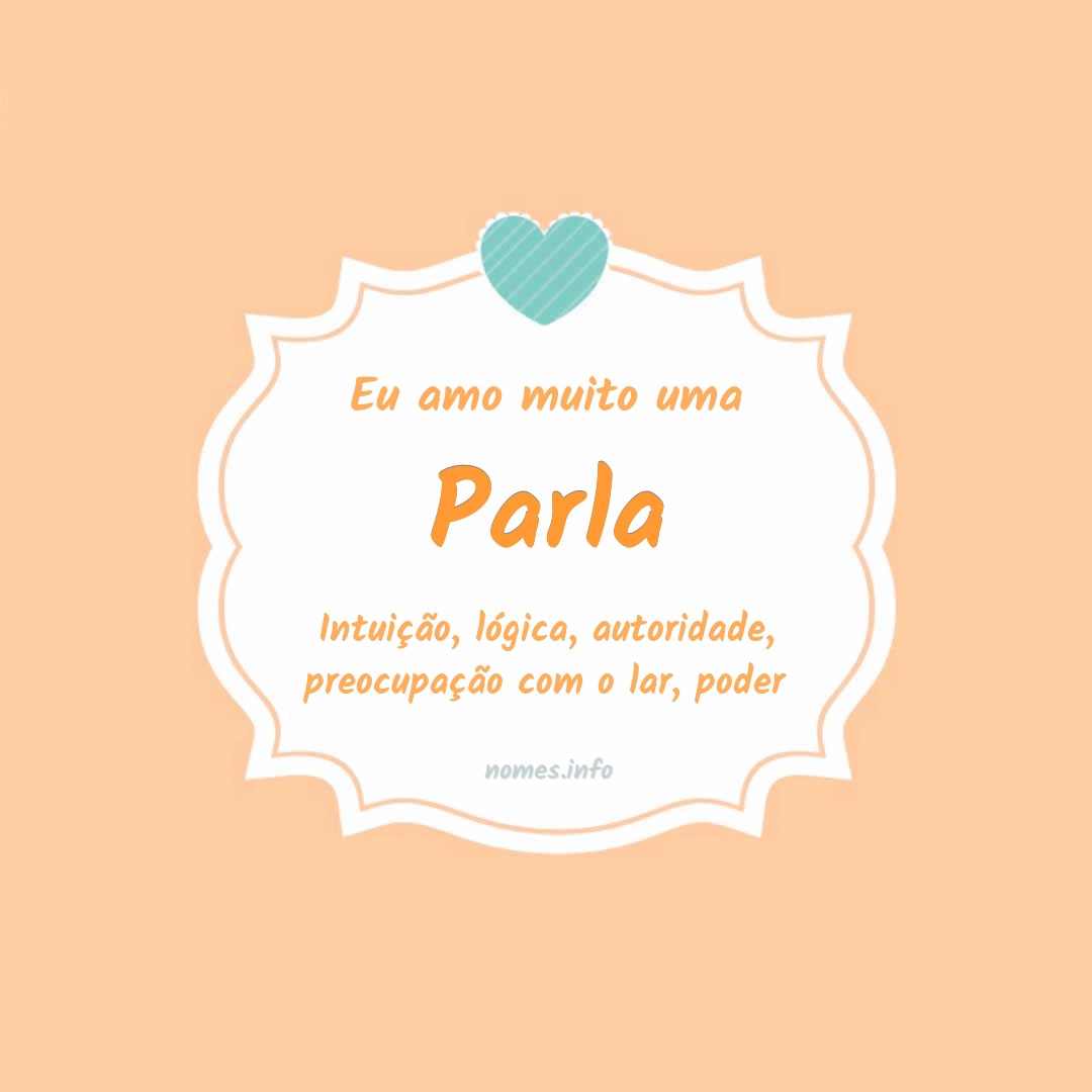 Eu amo muito Parla