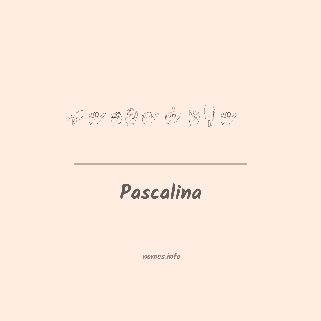 Pascalina em Libras