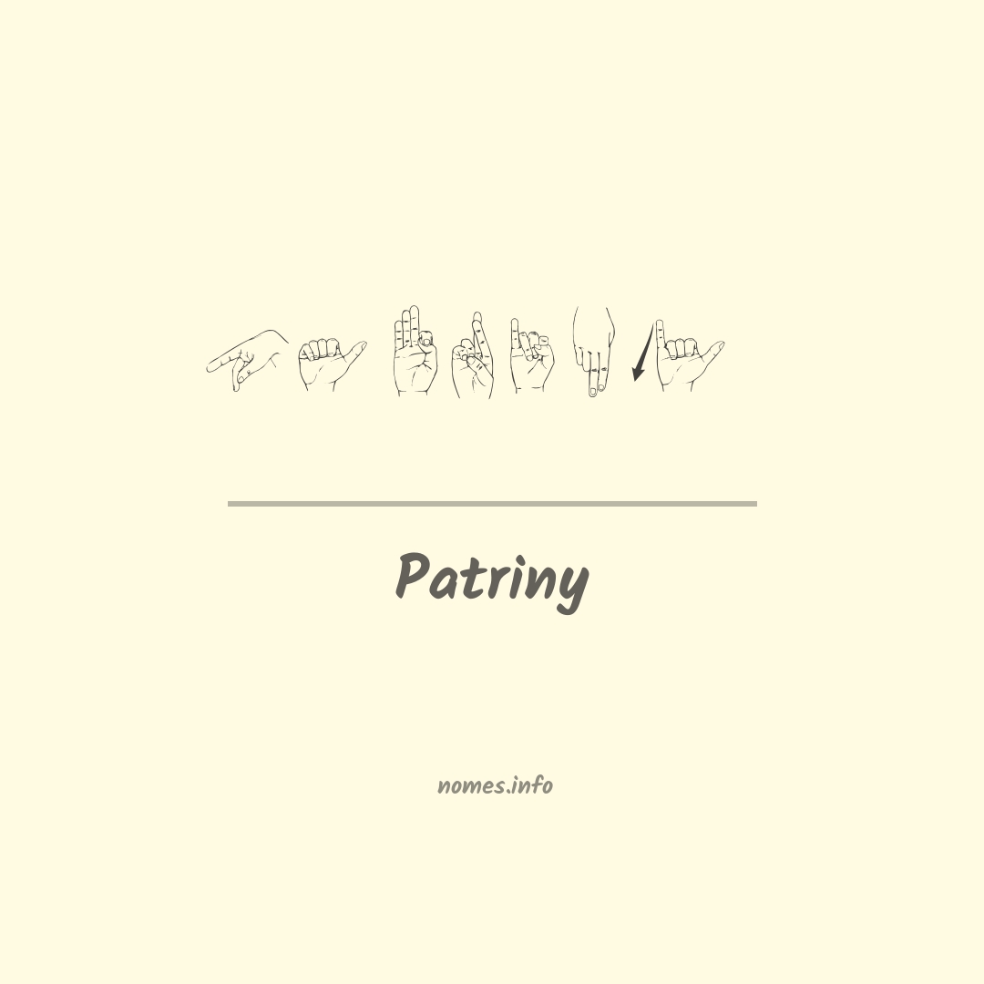 Patriny em Libras