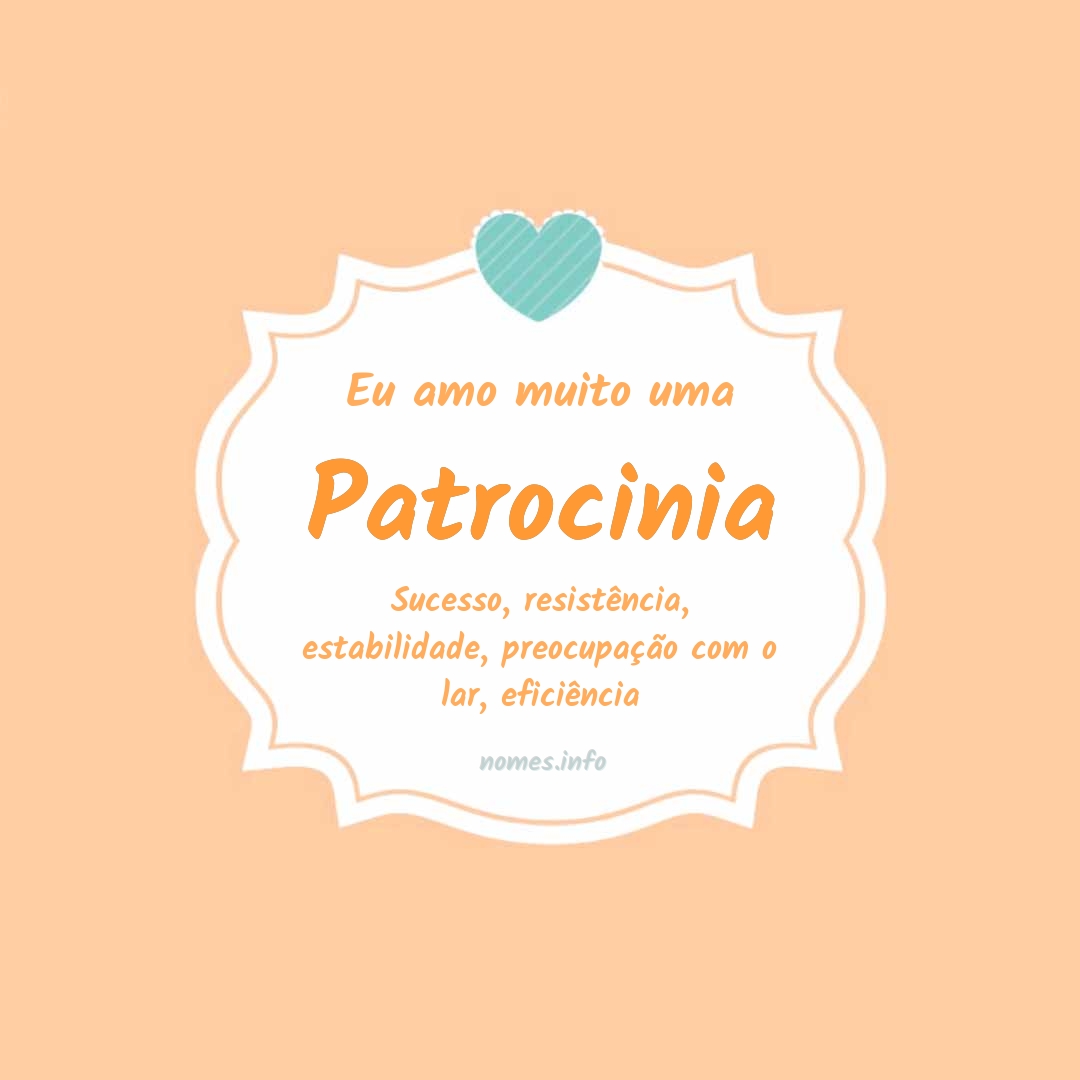 Eu amo muito Patrocinia
