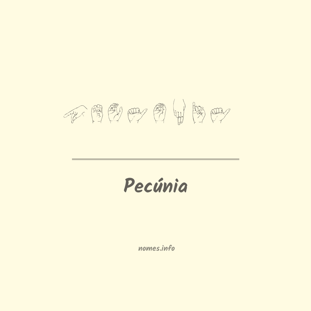 Pecúnia em Libras