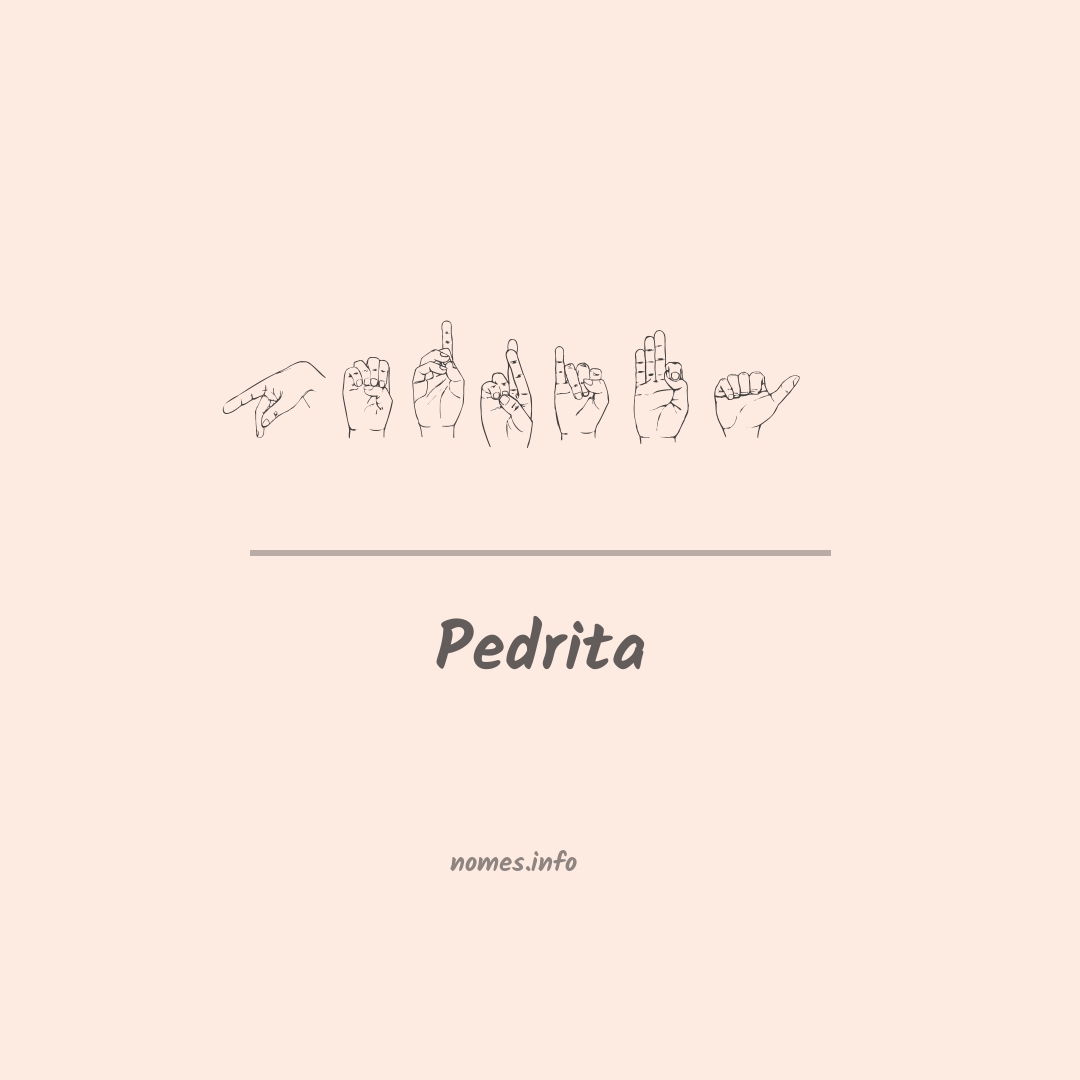 Pedrita em Libras