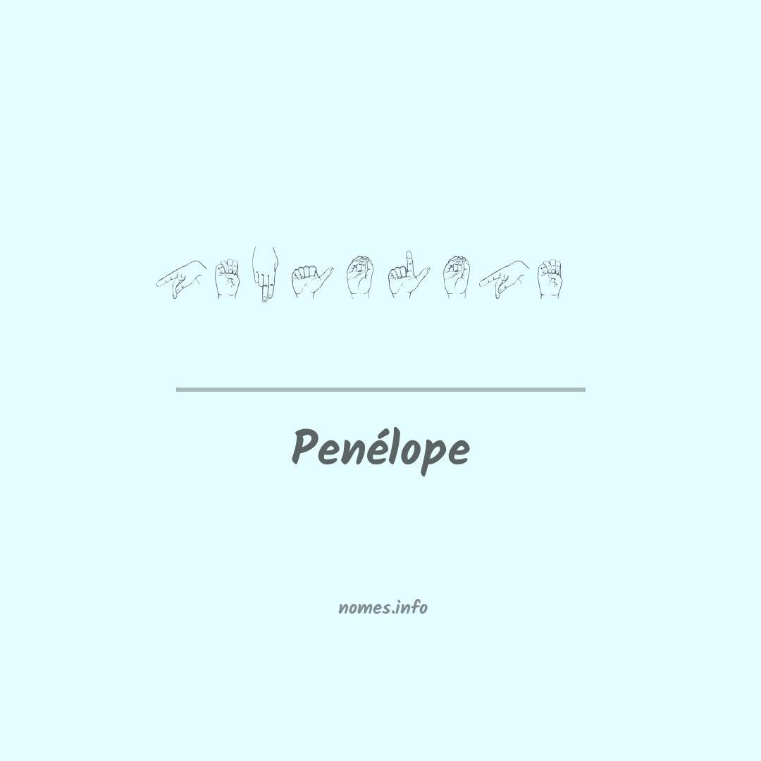 Penélope em Libras