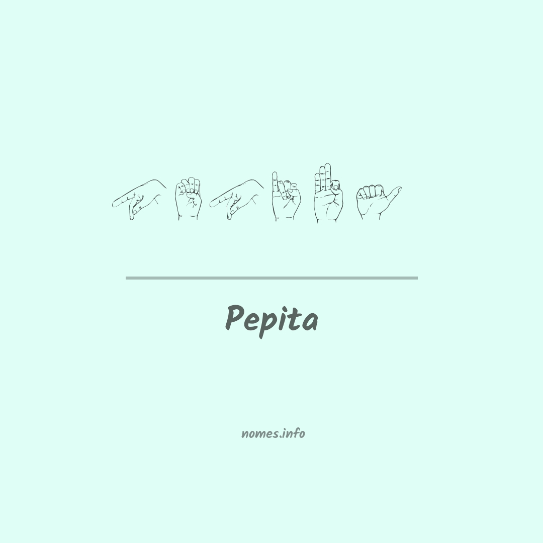 Pepita em Libras