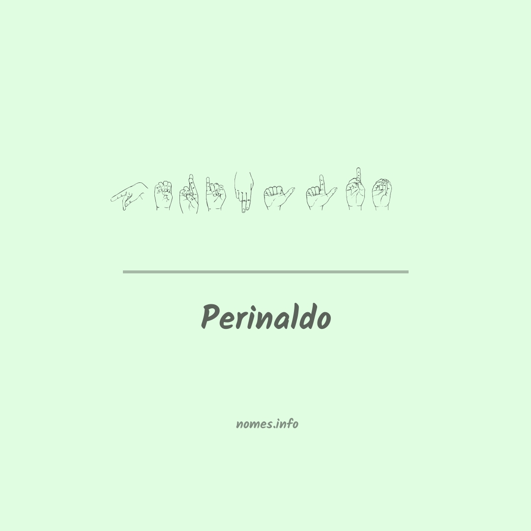 Perinaldo em Libras