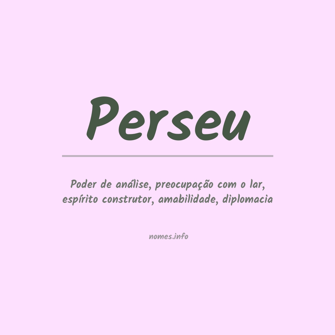 Significado do nome Perseu