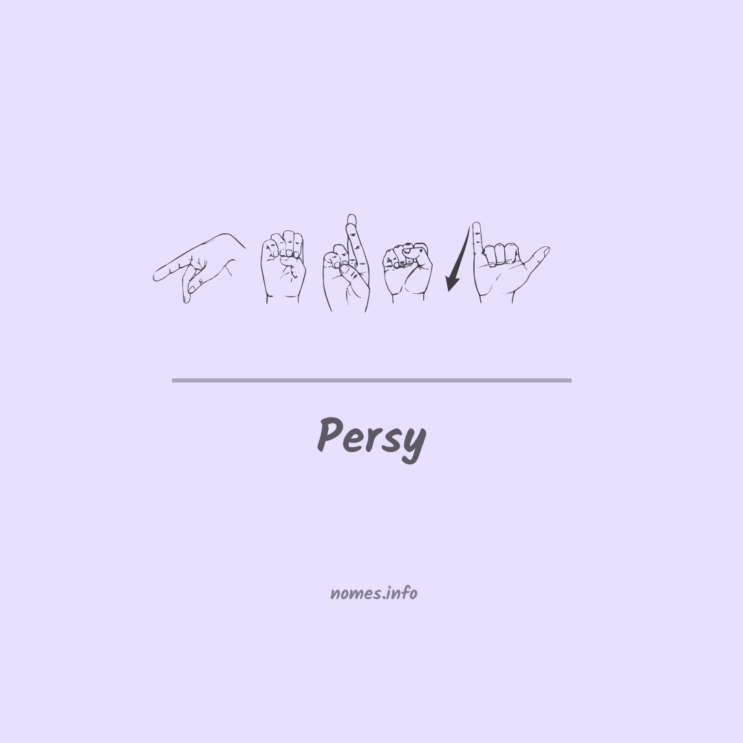 Persy em Libras