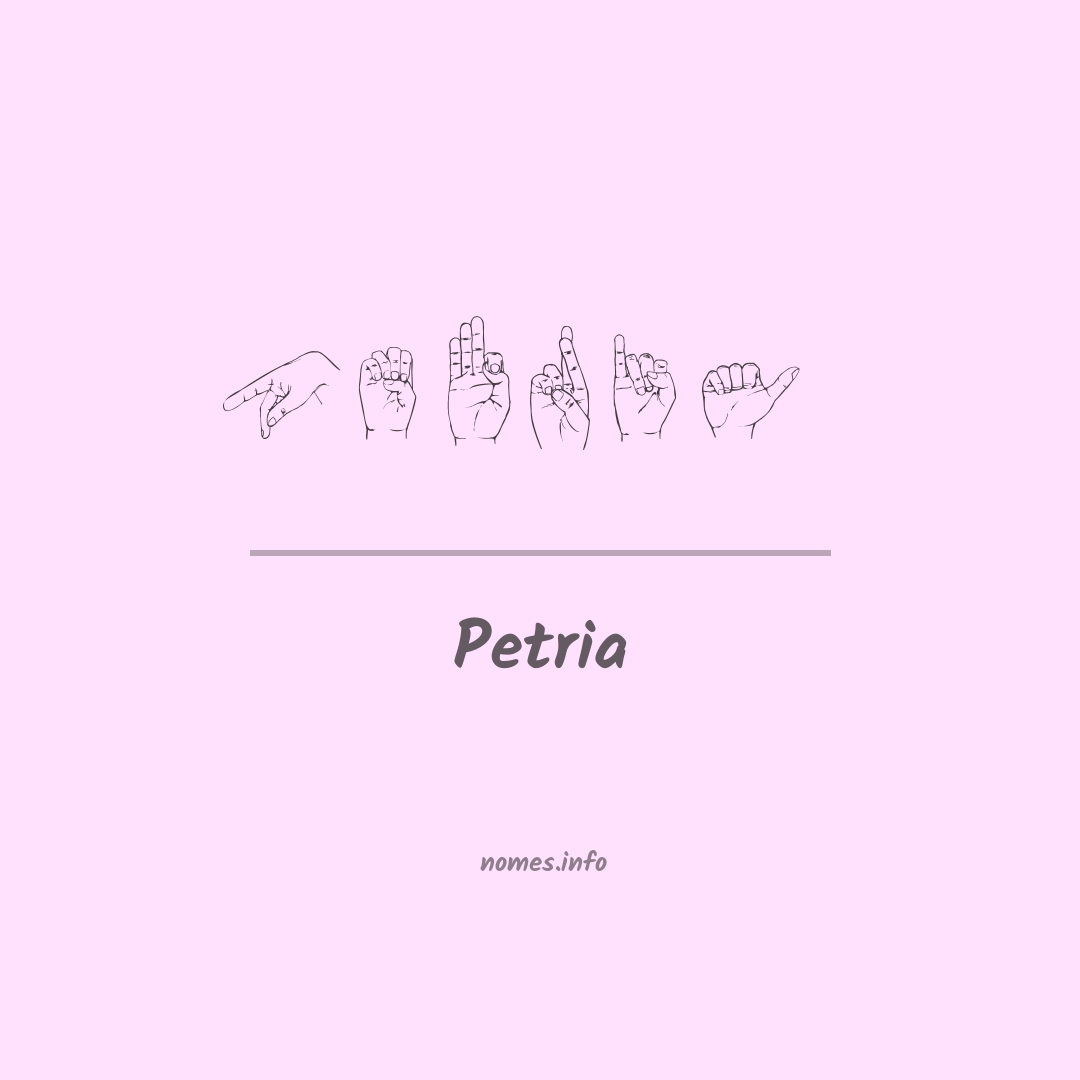 Petria em Libras