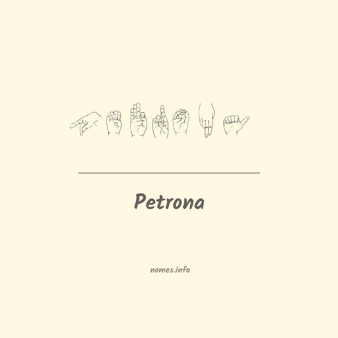 Petrona em Libras