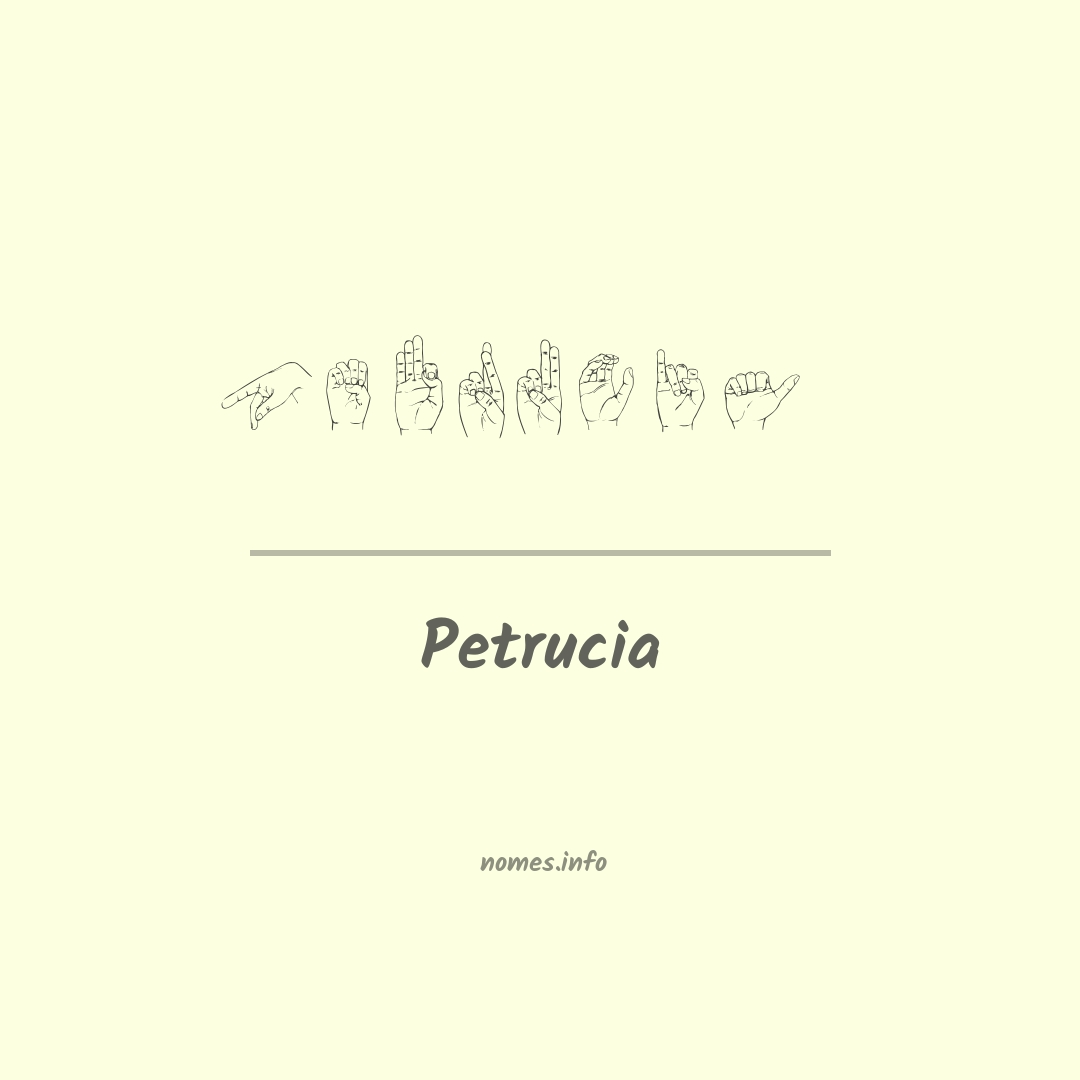 Petrucia em Libras