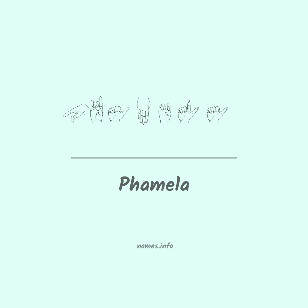 Phamela em Libras