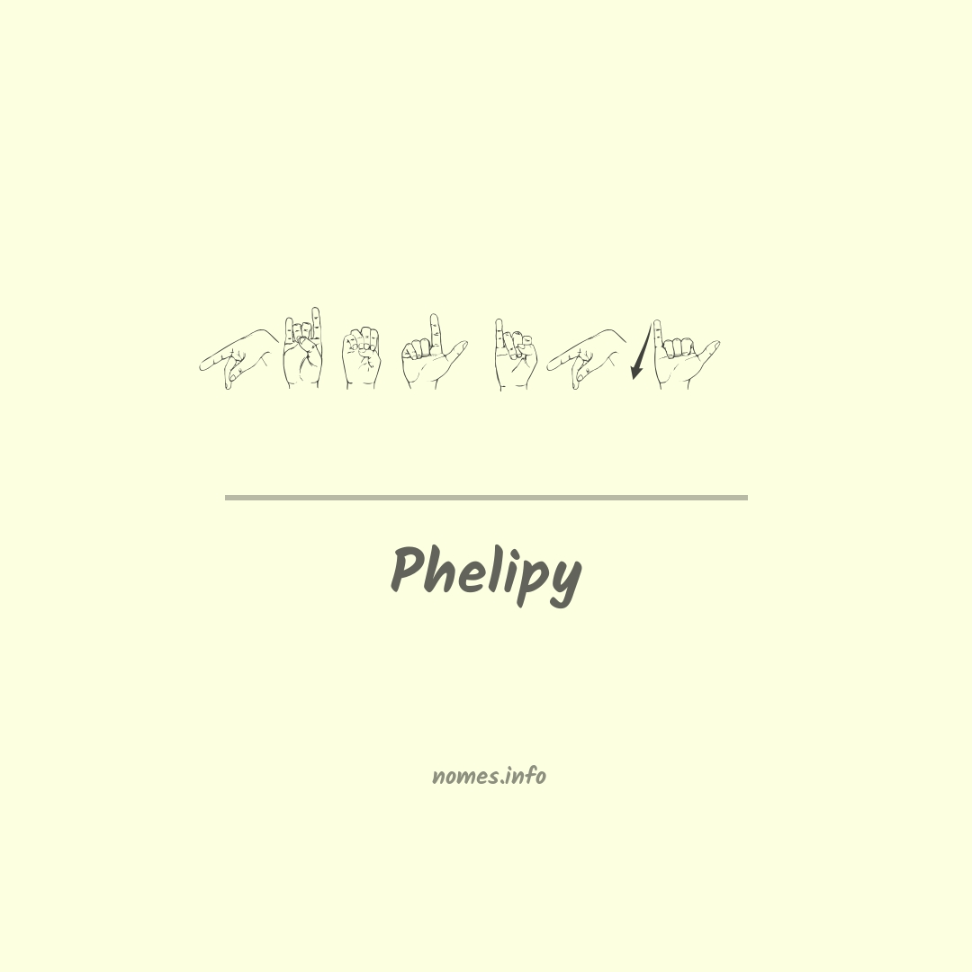 Phelipy em Libras