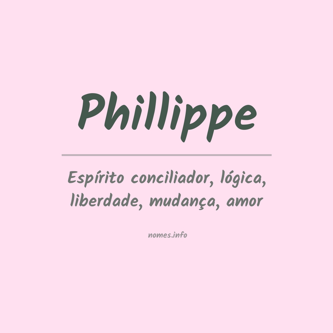 Significado do nome Phillippe