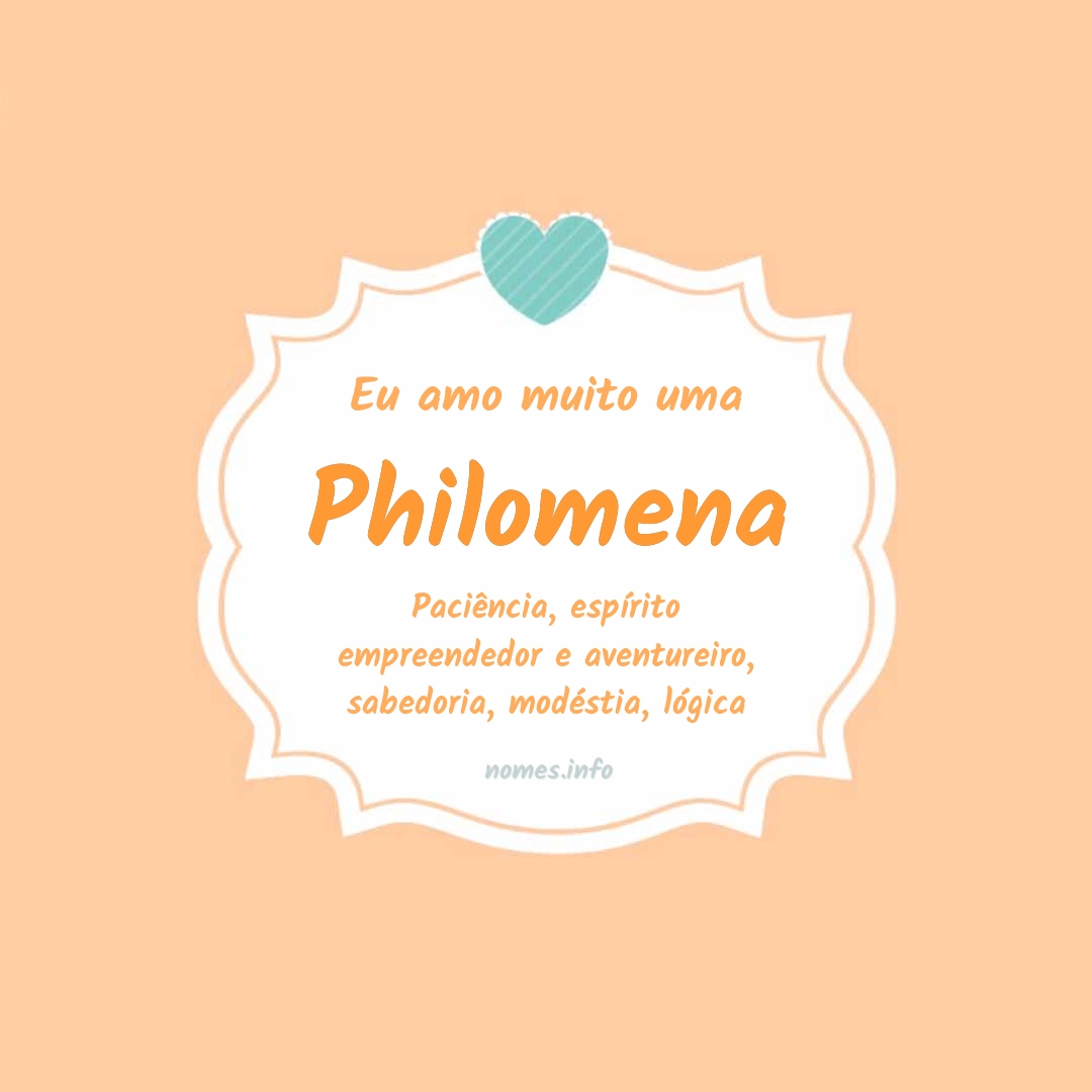 Eu amo muito Philomena