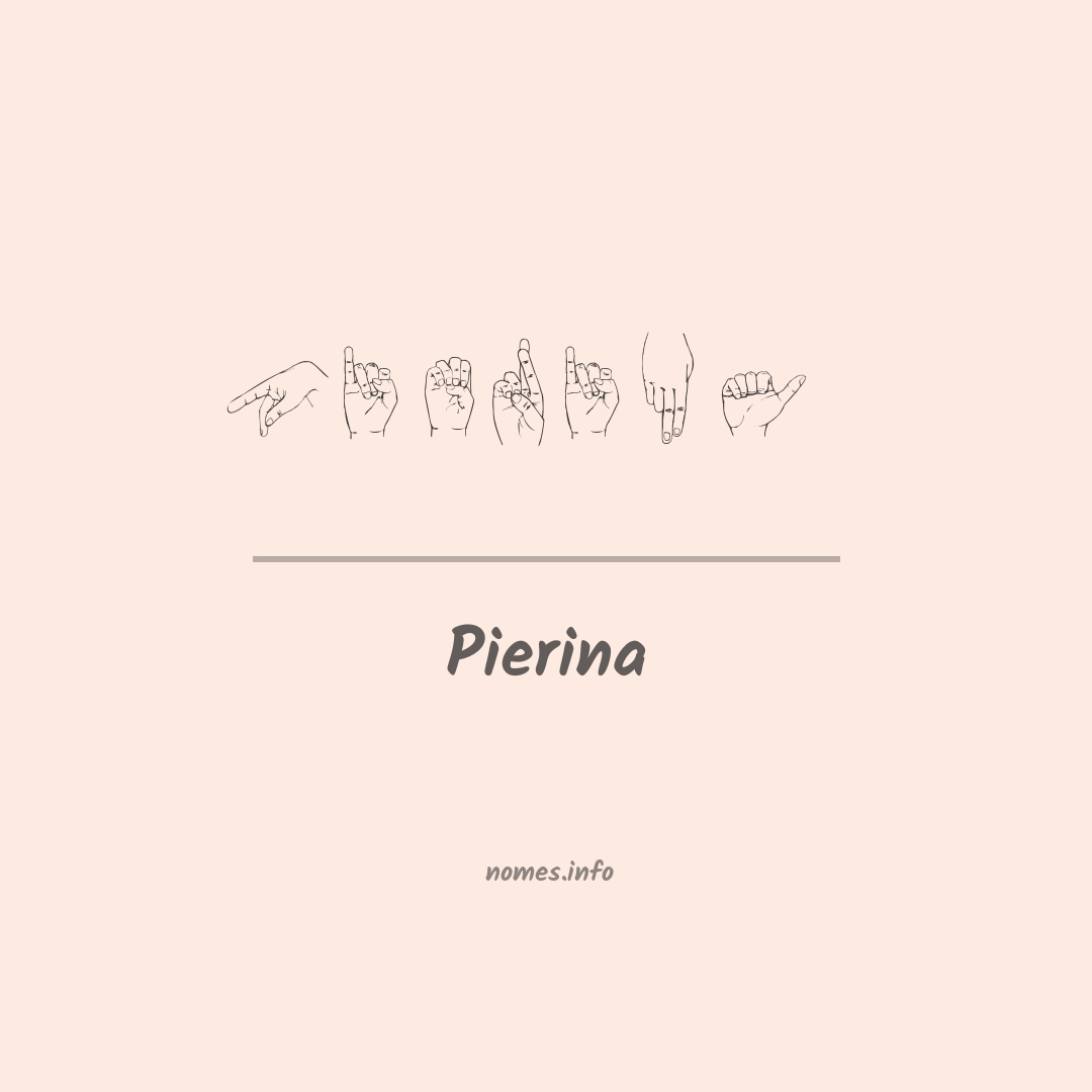 Pierina em Libras