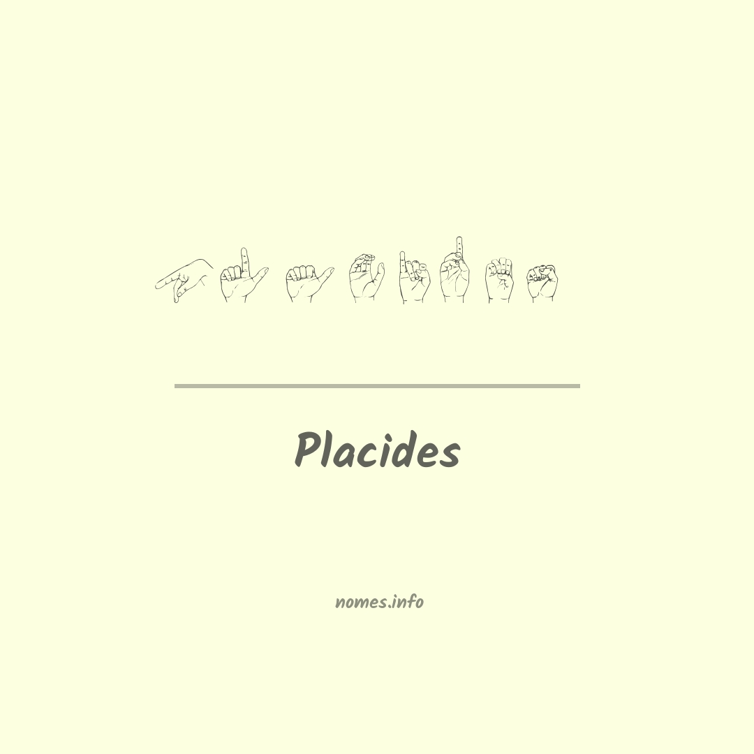 Placides em Libras