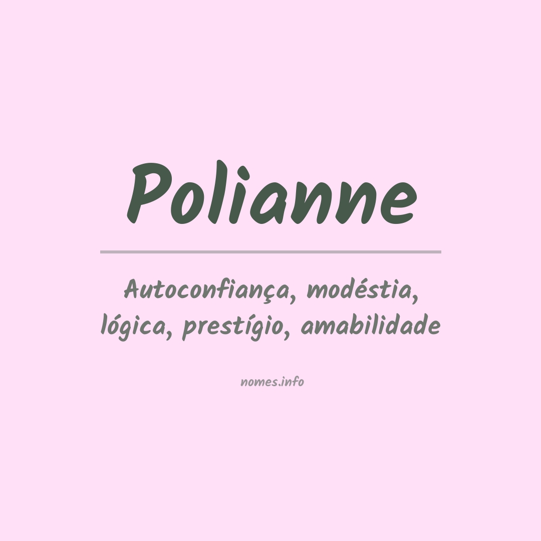 Significado do nome Polianne