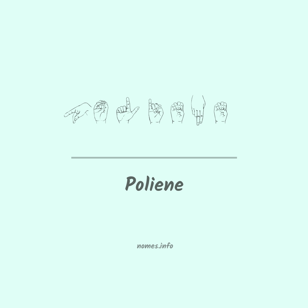 Poliene em Libras