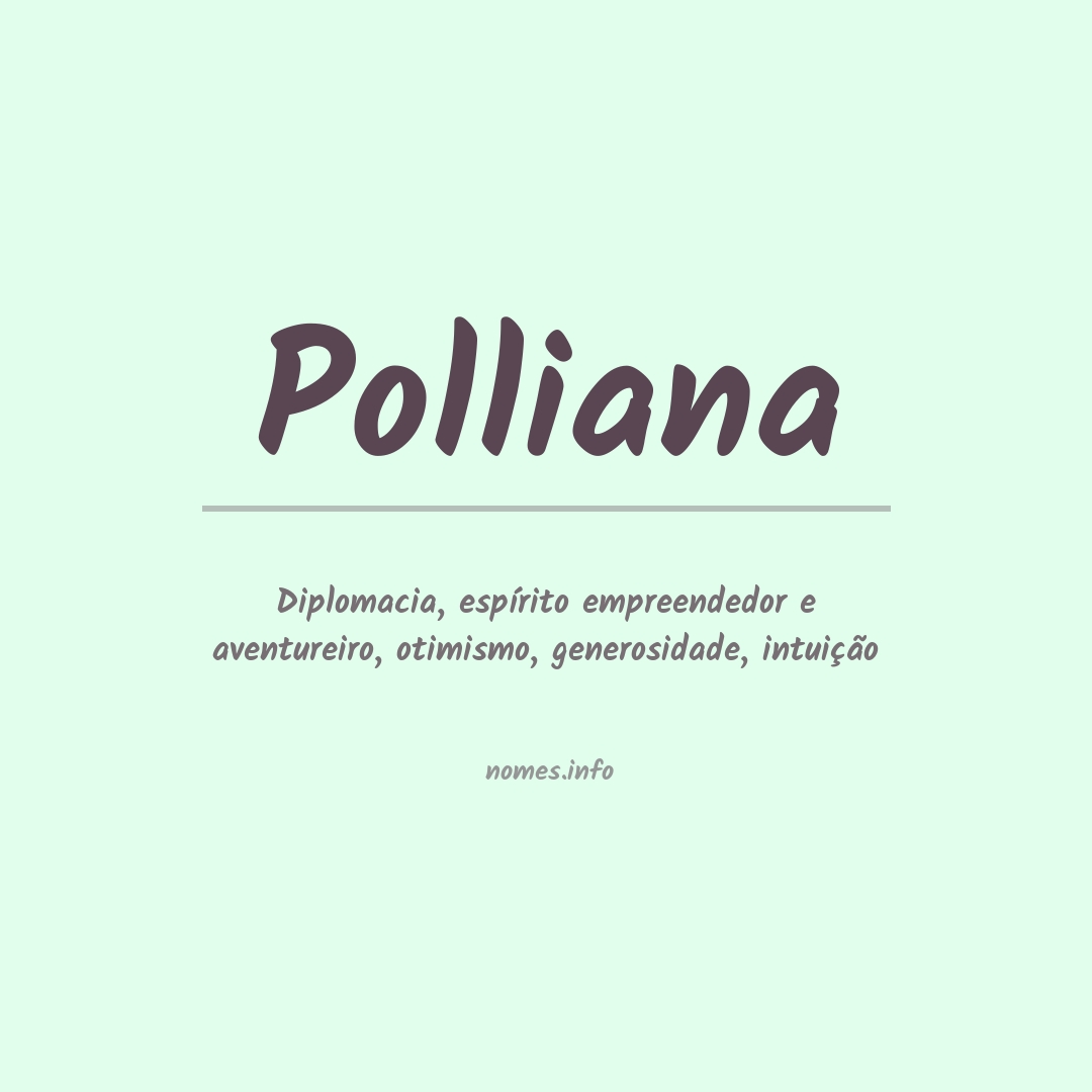 Significado do nome Polliana