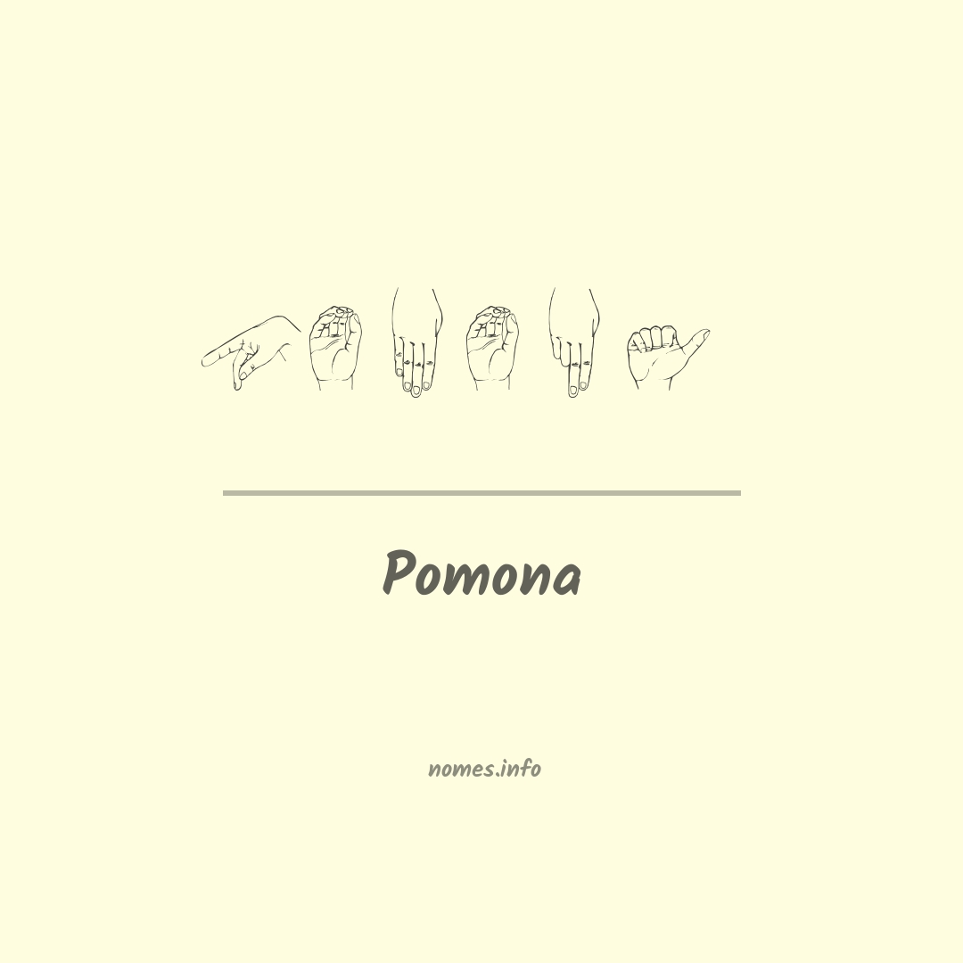 Pomona em Libras