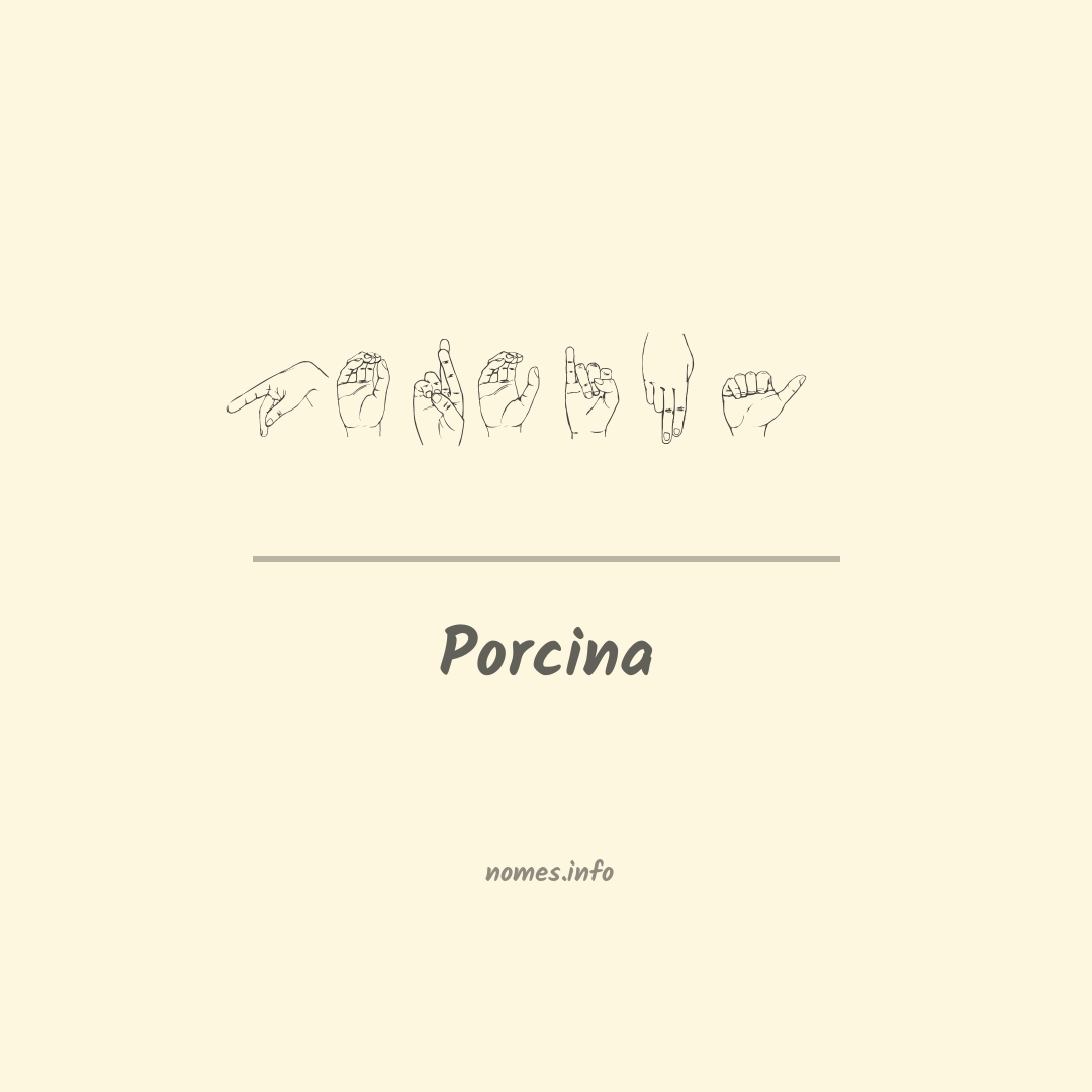 Porcina em Libras