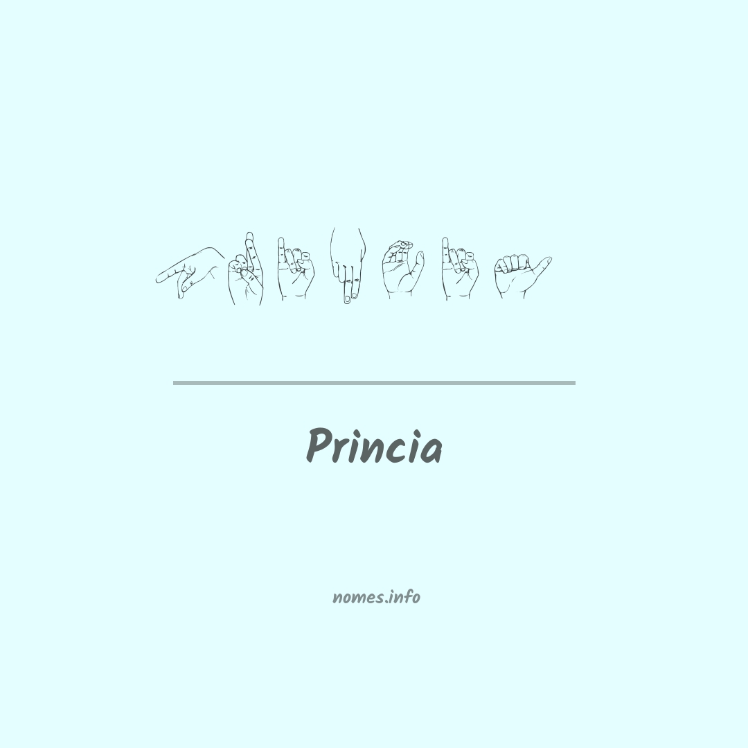 Princia em Libras