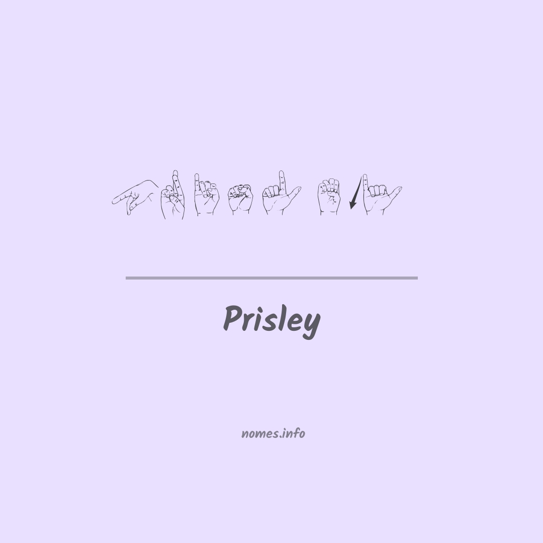 Prisley em Libras