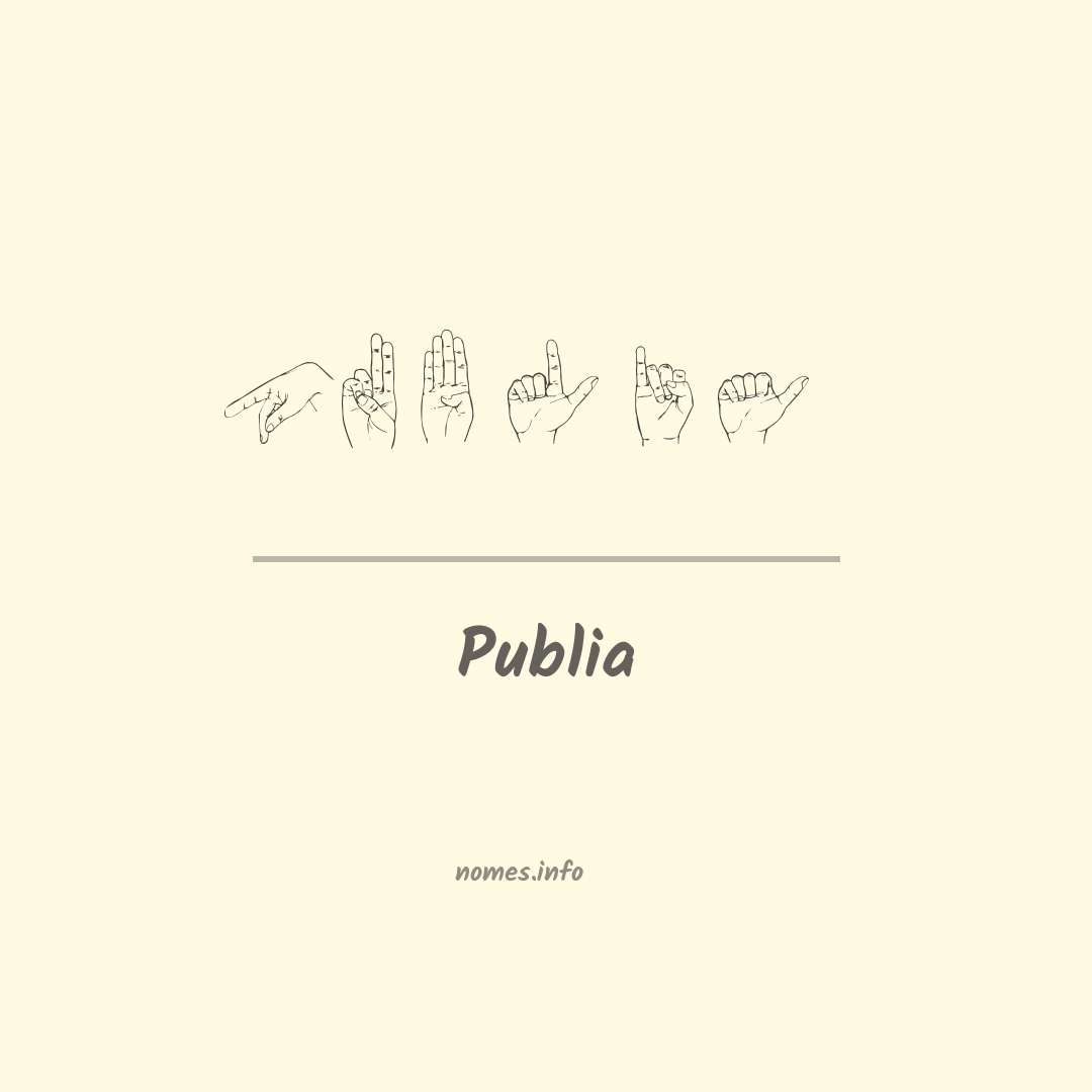 Publia em Libras