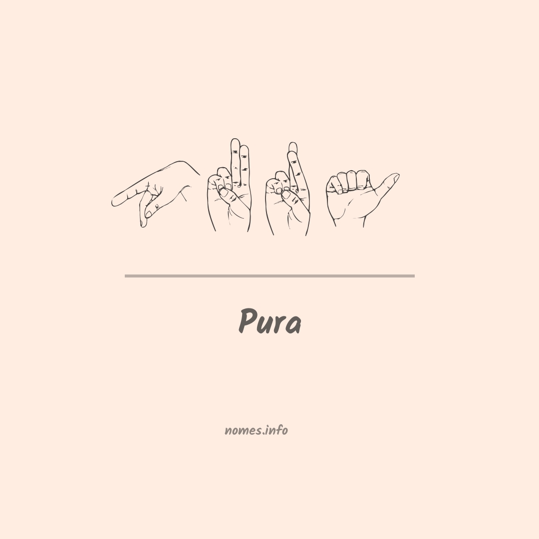 Pura em Libras