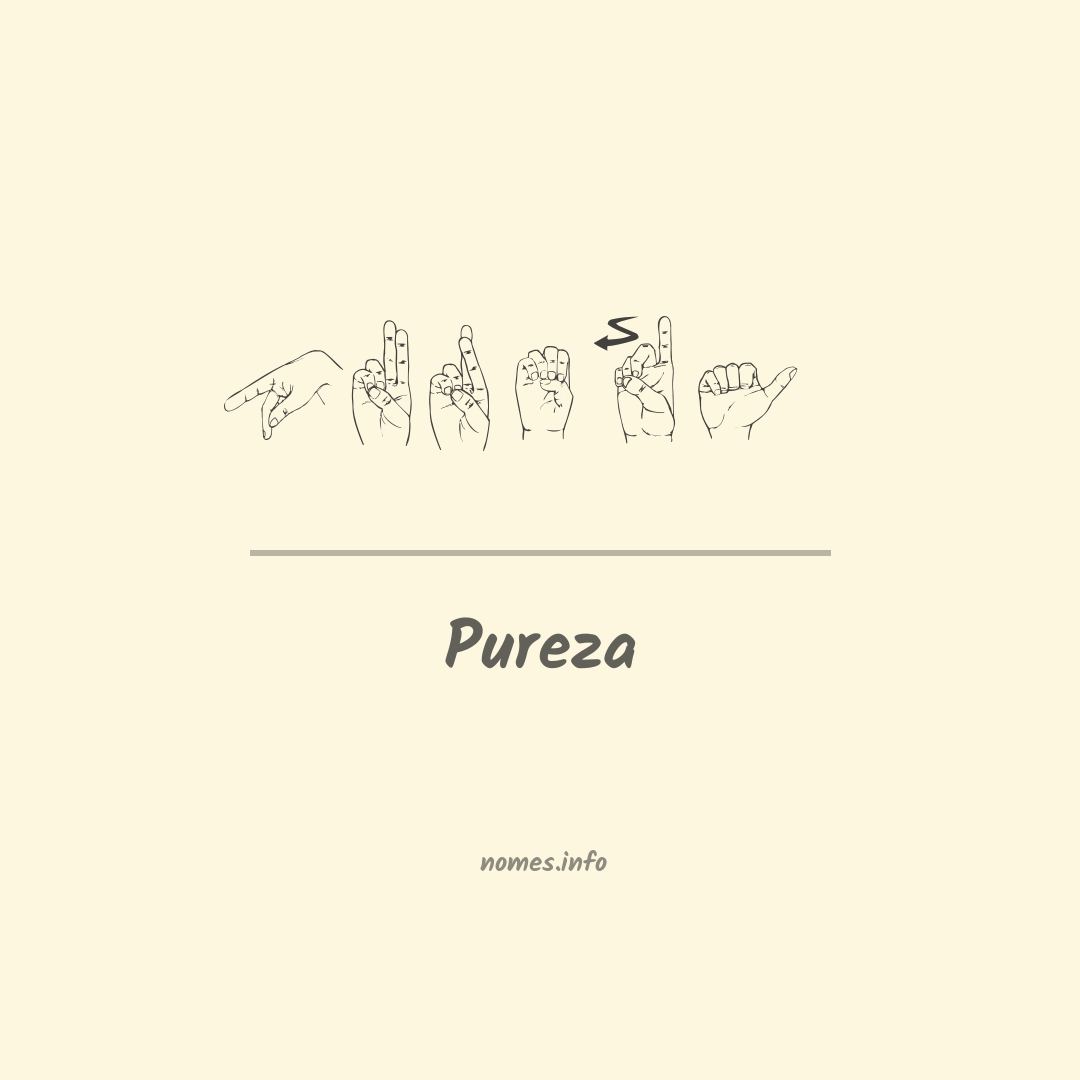 Pureza em Libras