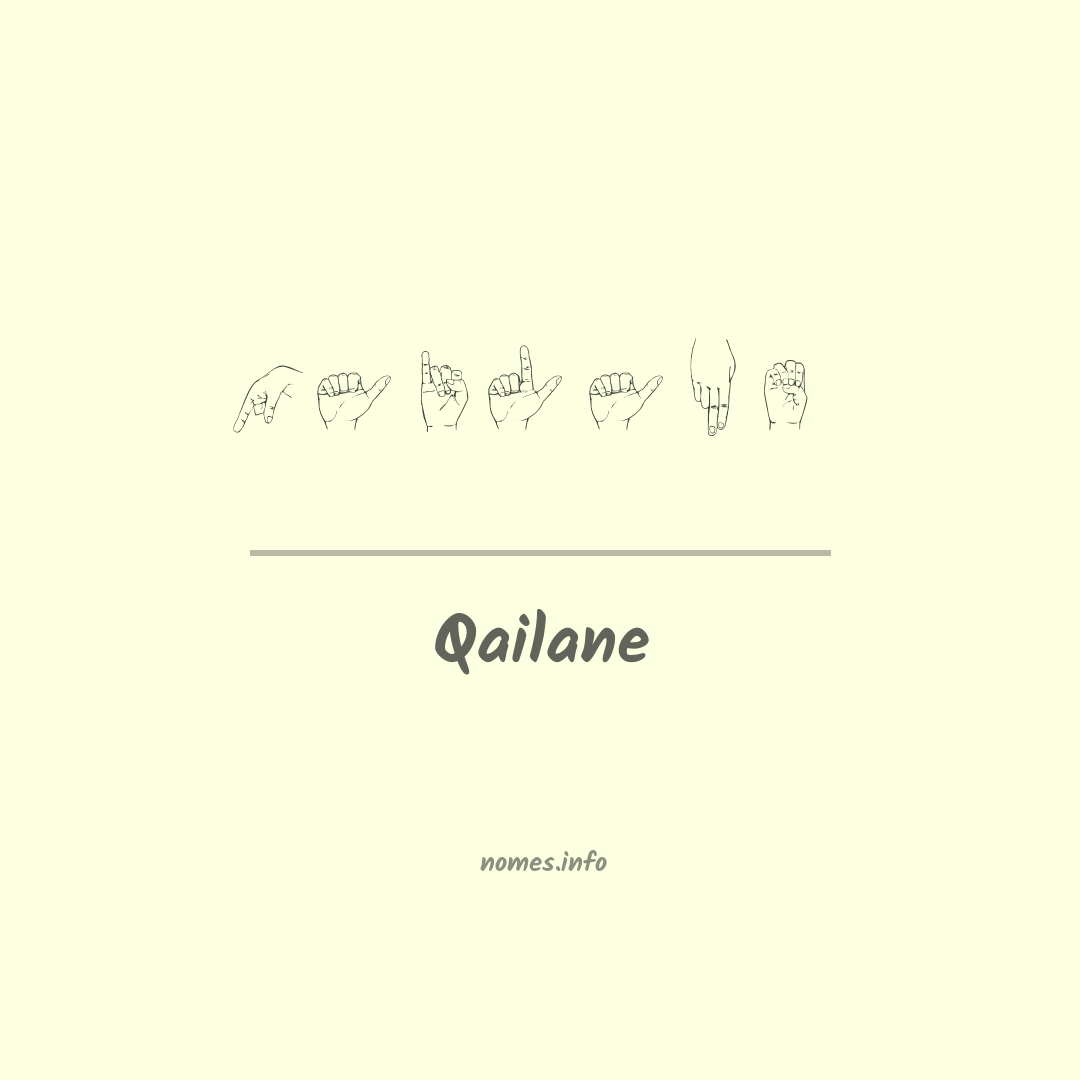 Qailane em Libras